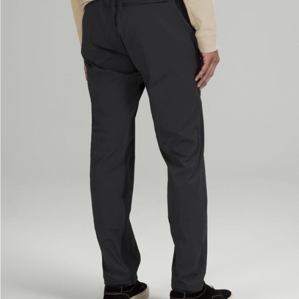 LULULEMON Men's Great Wall Pants 32" Gray Black Size Large - Picture 2 of 16